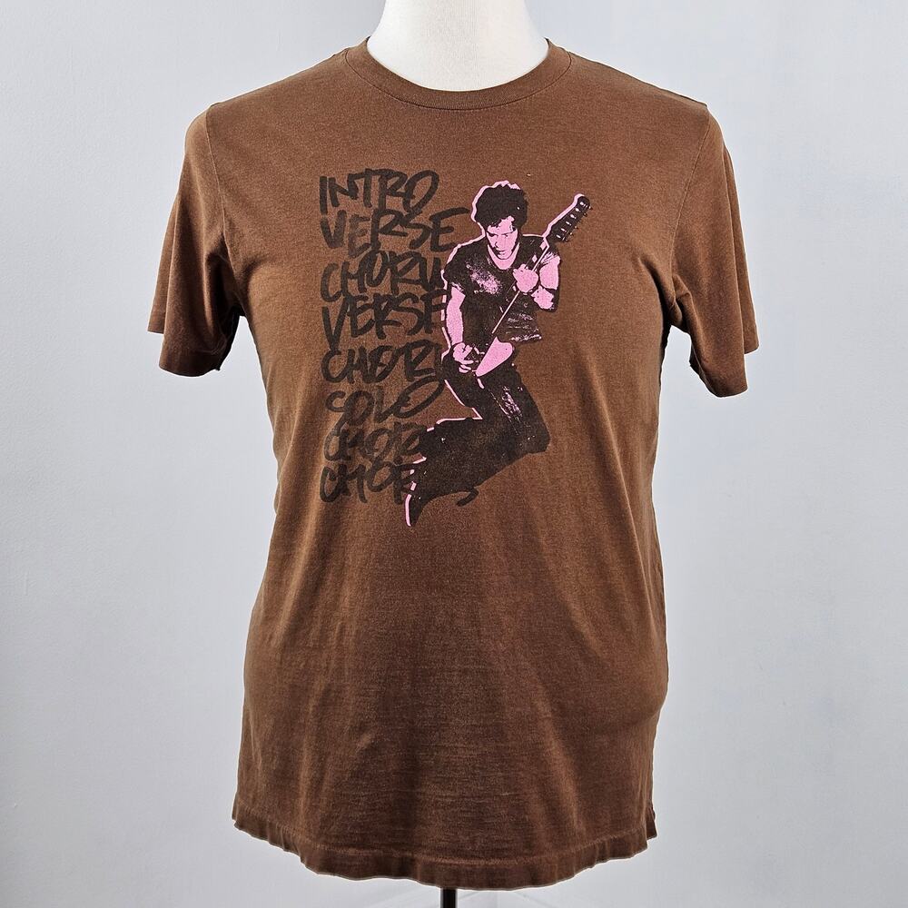 Hollister Vintage Rock and Roll‎ Graphic T-Shirt Single Stitch | Men's L | FLAWs